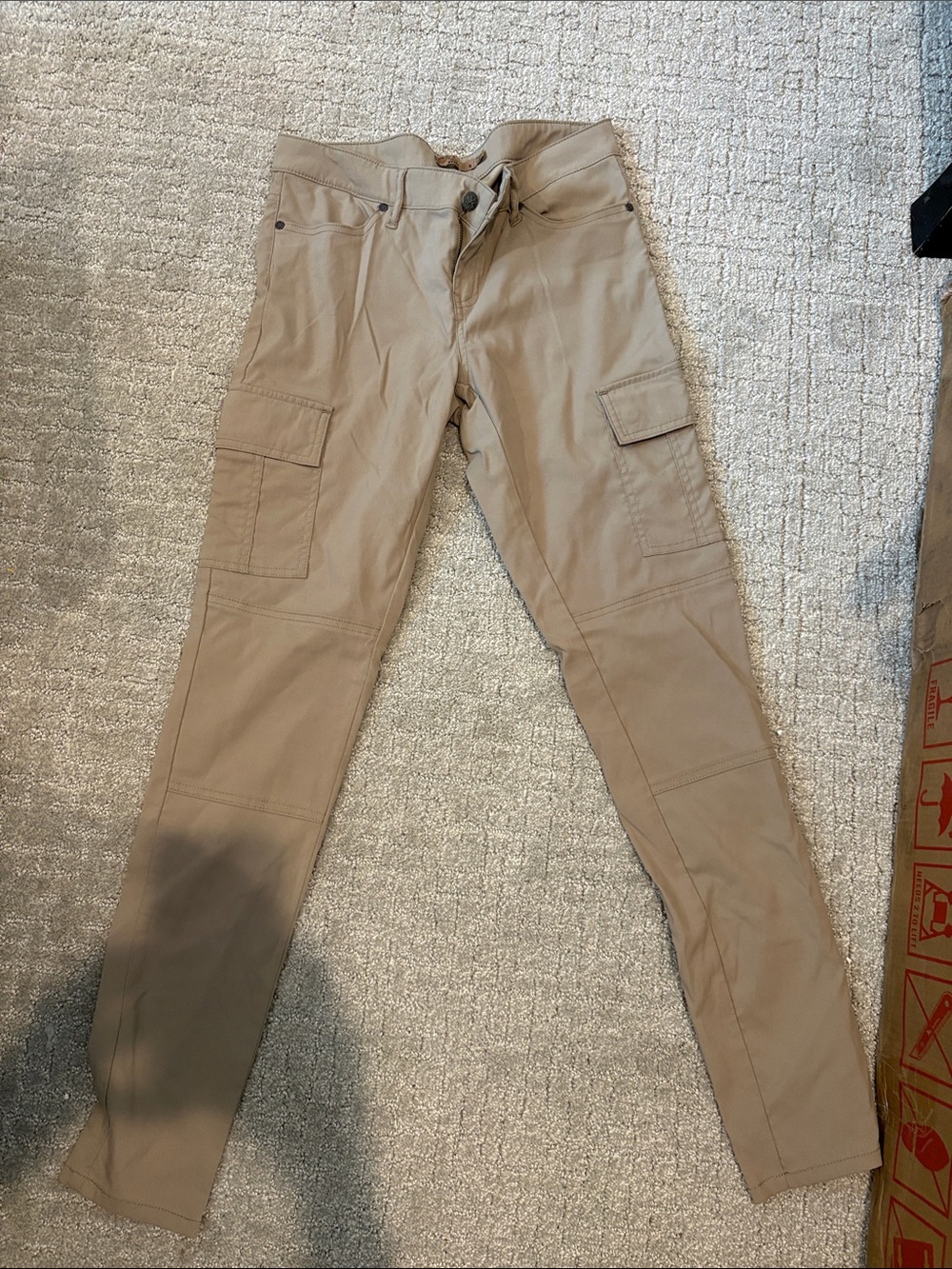 Prana womens Cargo Pants in Tan